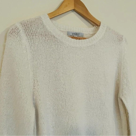 ☀️WANDERLUST Cozy Eyelash Crossover Back Sweater - Picture 2 of 7